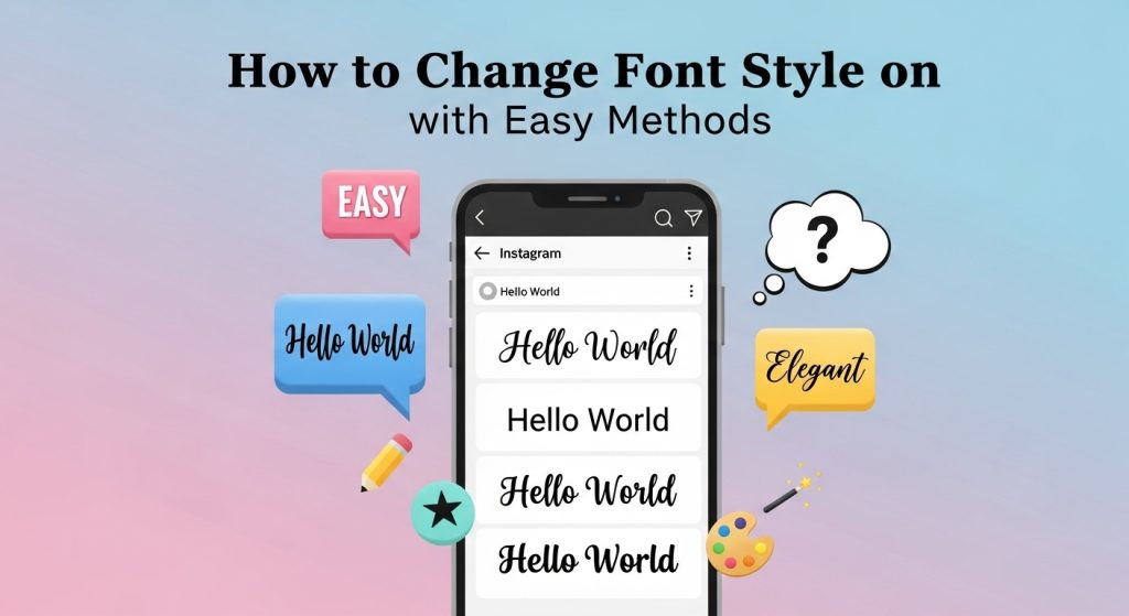 How to Change Font Style on Instagram with Easy Methods