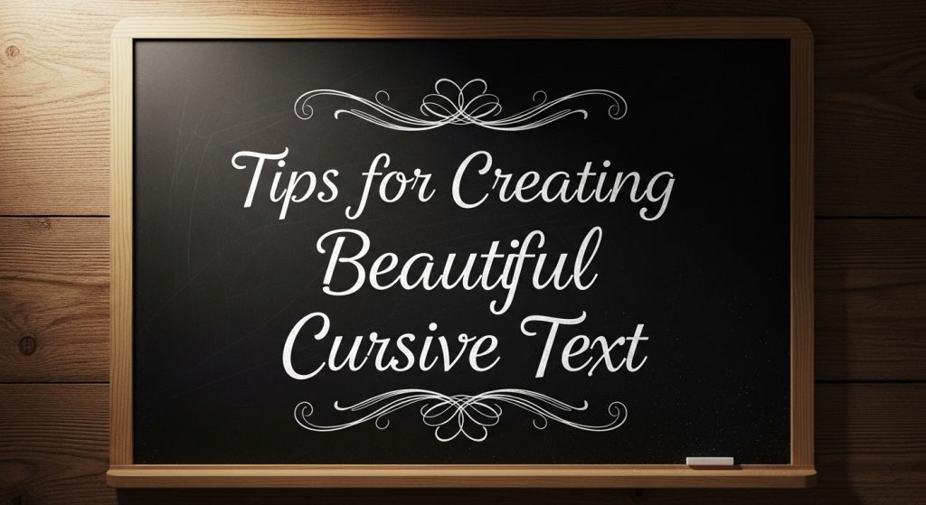 Cursive Text Online